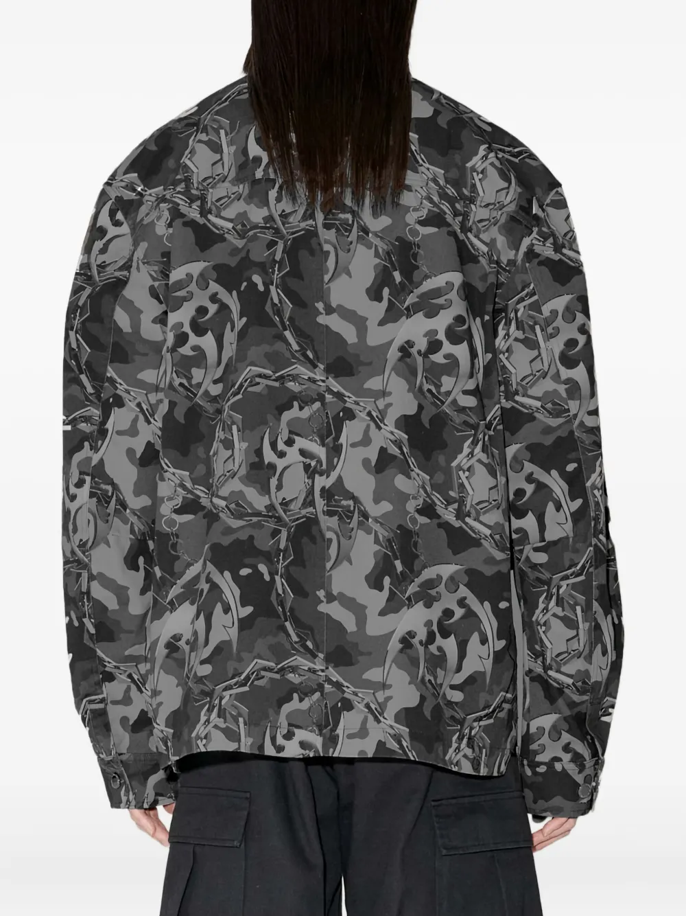Han Kjøbenhavn Jack met camouflageprint Grijs
