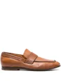 Moma strap-detail leather loafers - Brown