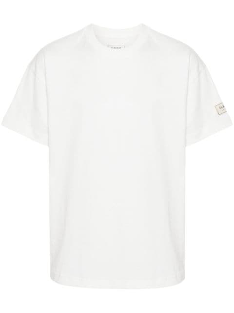 FLÂNEUR appliqué-logo cotton T-shirt