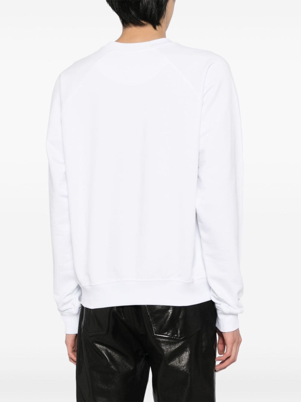 Shop Vivienne Westwood Orb-print Cotton Sweatshirt In White