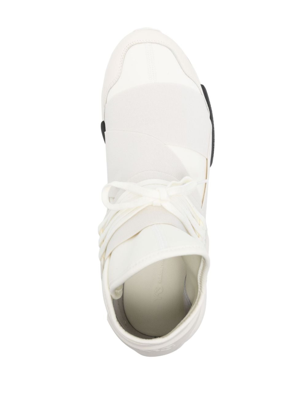 Shop Y-3 X Adidas Qasa High-top Sneakers In White