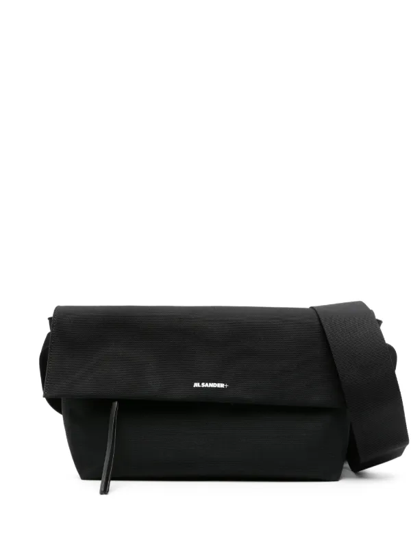 Jil Sander Utility ショルダーバッグ M | ブラック | FARFETCH JP