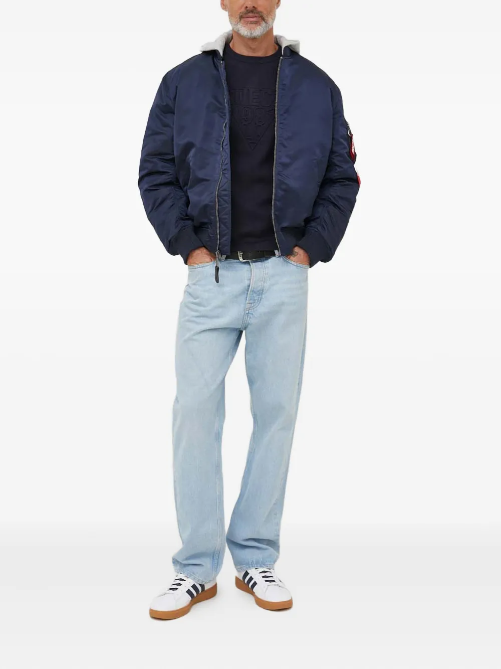 Alpha Industries MA-1 Zip hooded jacket | Bomber Jackets | Image 2