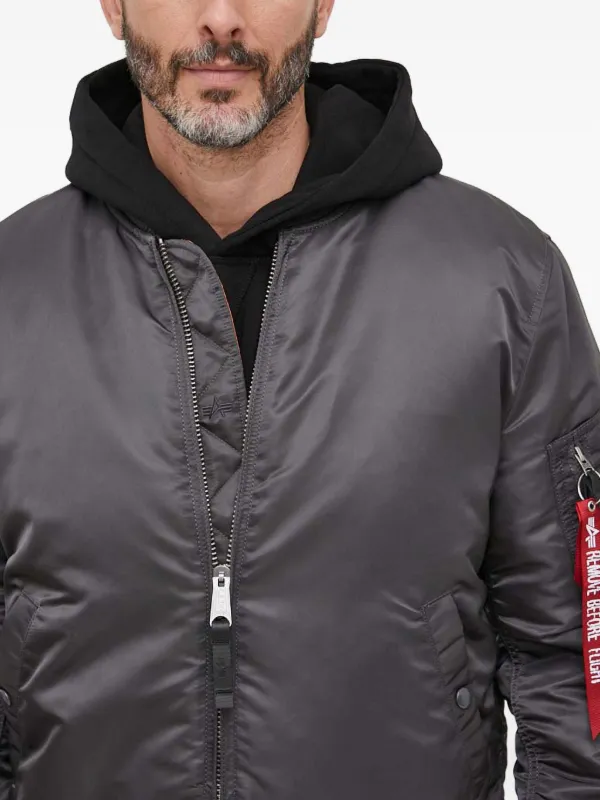 Alpha Industries MA-1 VF 59 Vintage Bomber Jacket | Grey | FARFETCH ZA