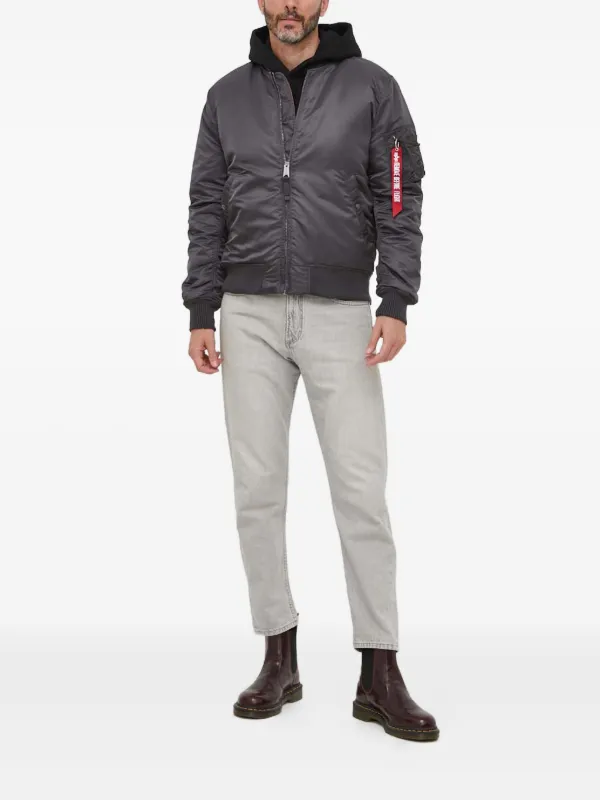 Alpha Industries MA-1 VF 59 Vintage Bomber Jacket | Grey | FARFETCH ZA