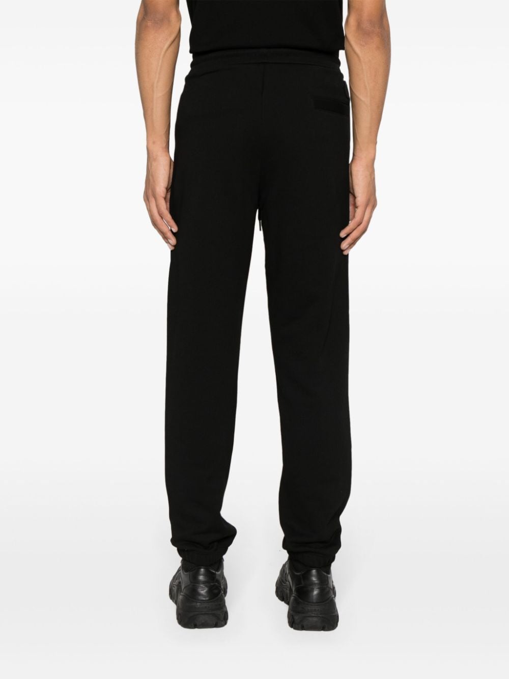 Shop Moncler Raised Seam-detail Track Trousers In Black