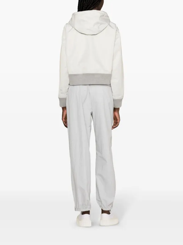 Moncler Briseo Satin Bomber Jacket | Neutrals | FARFETCH