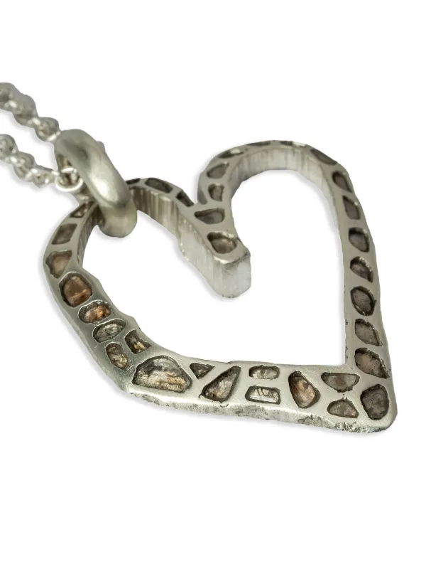 Parts Of Four Jazz's Heart Necklace Silver FARFETCH UK