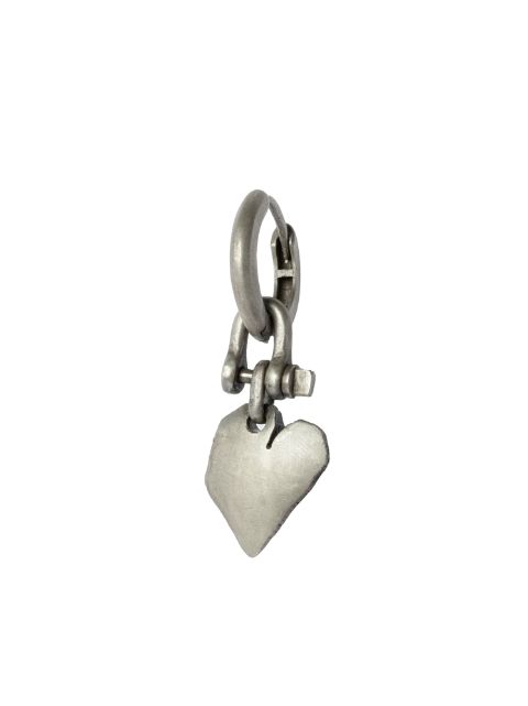 Parts of Four Jazz's Solid Heart sterling silver drop earring