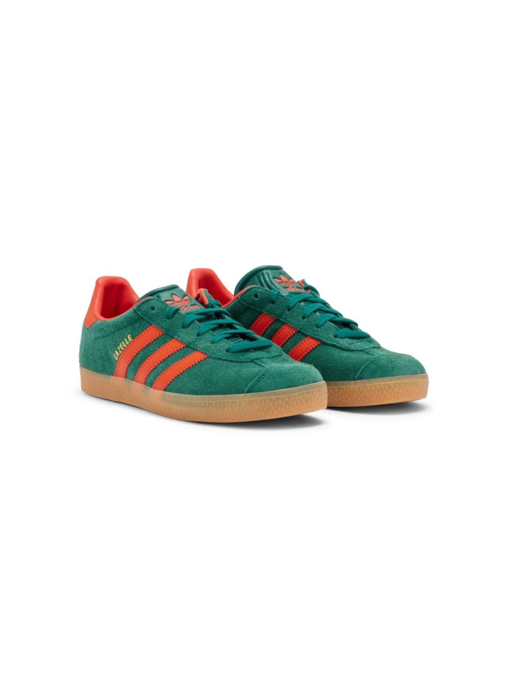 Shop Adidas Originals Gazelle Suede Sneakers In 绿色