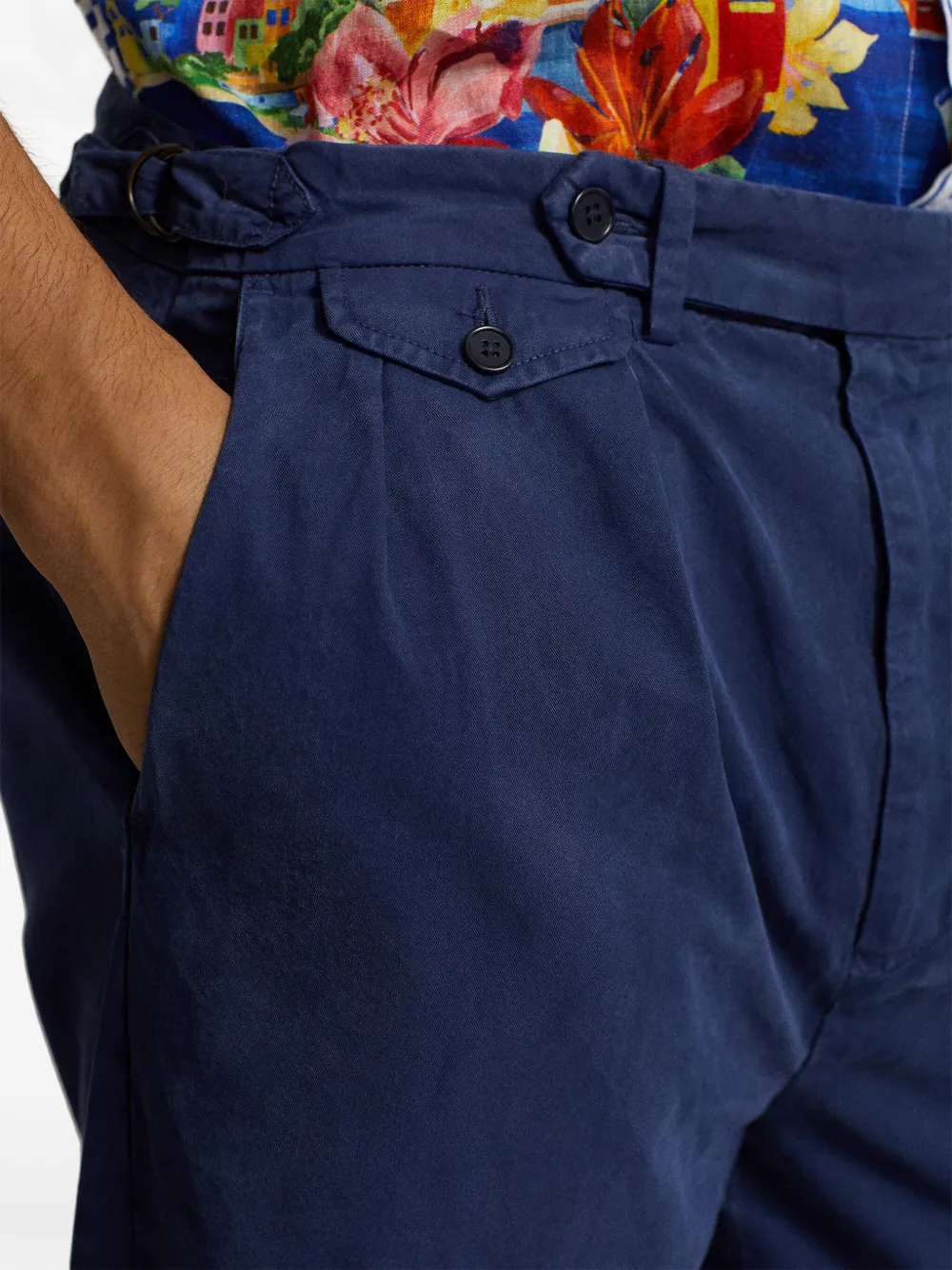 Polo Ralph Lauren Featherweight twill katoenen broek Blauw