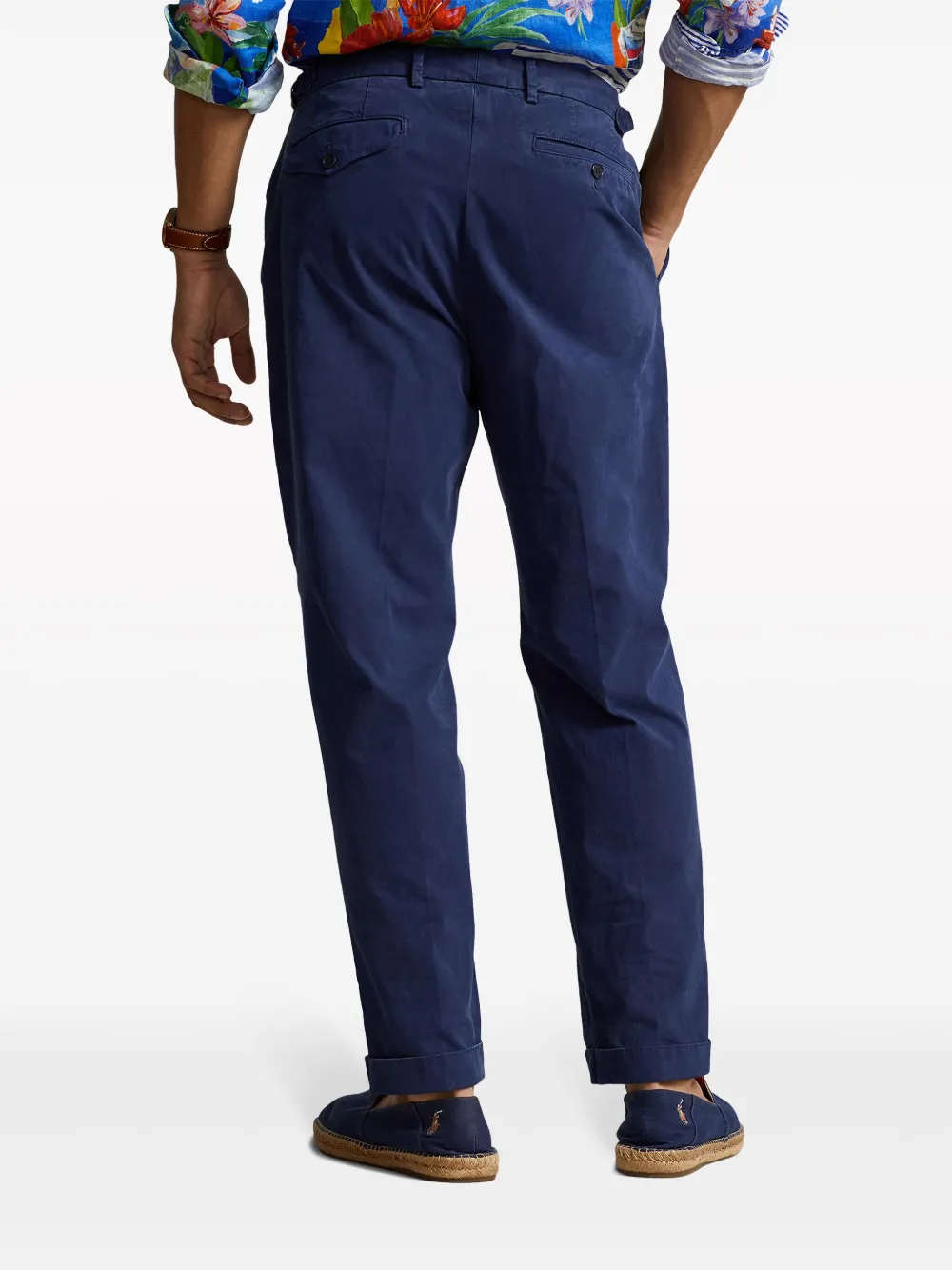 Polo Ralph Lauren Featherweight twill katoenen broek Blauw