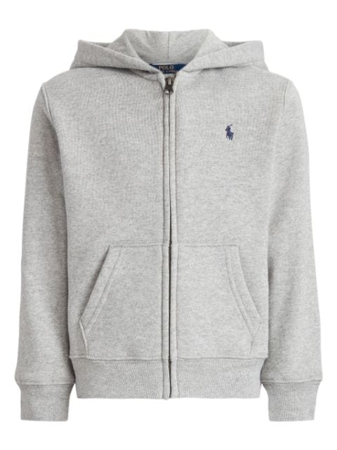 Ralph Lauren Kids hoodie zippé à motif Polo Pony