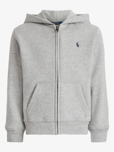 POLO RALPH LAUREN KIDS Polo Pony zip-up hoodie
