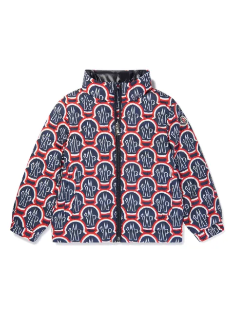 Moncler Enfant logo-print padded jacket 