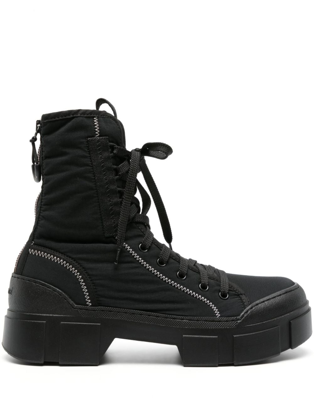 Vic Matie lace-up platform ankle boots - Nero