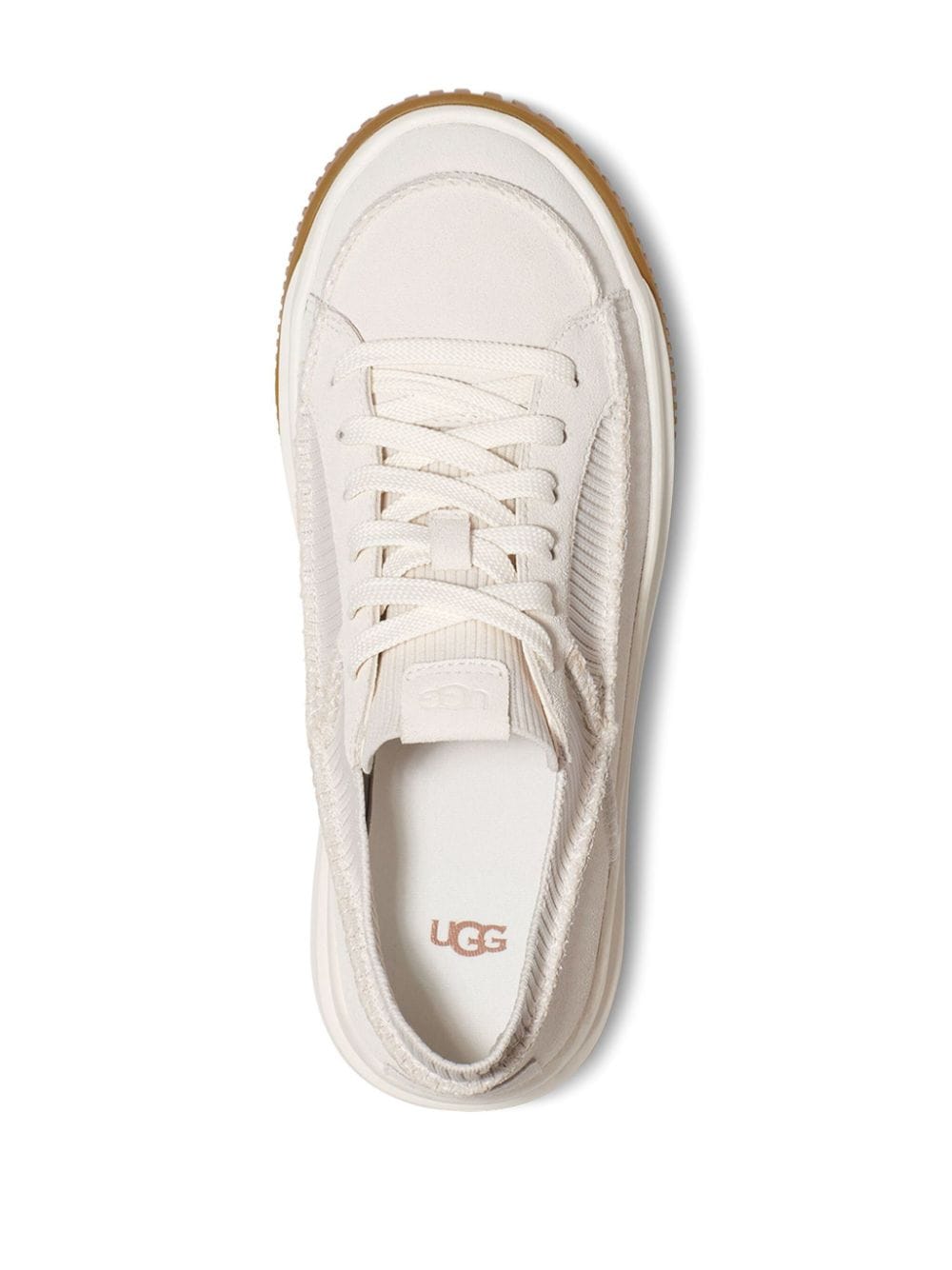 Shop Ugg Ez-duzzit Platform Sneakers In White