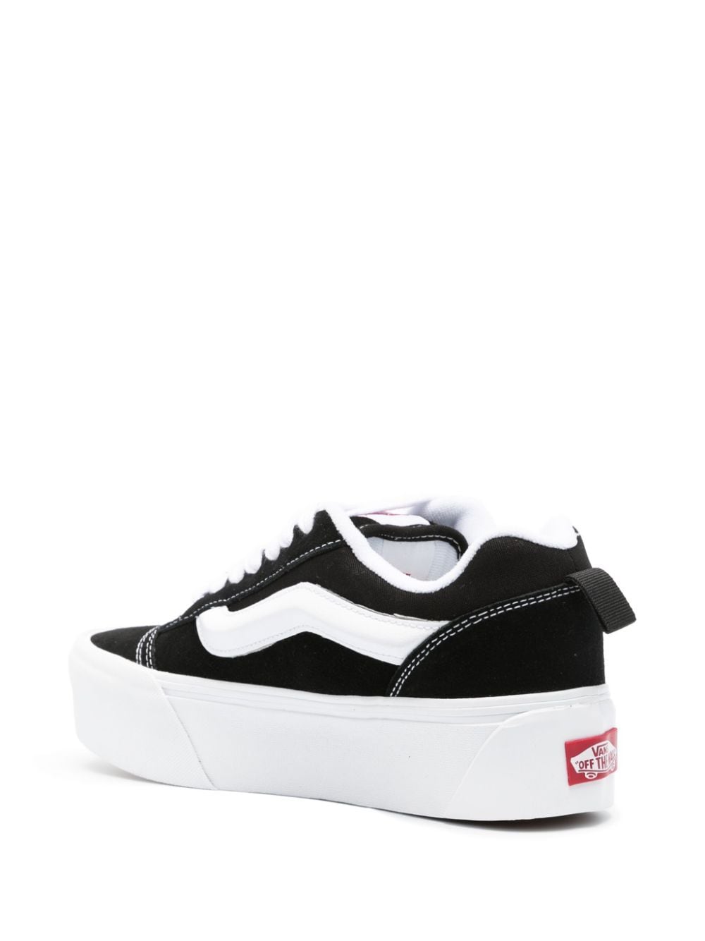 Shop Vans Fu Knu Stack "black White"