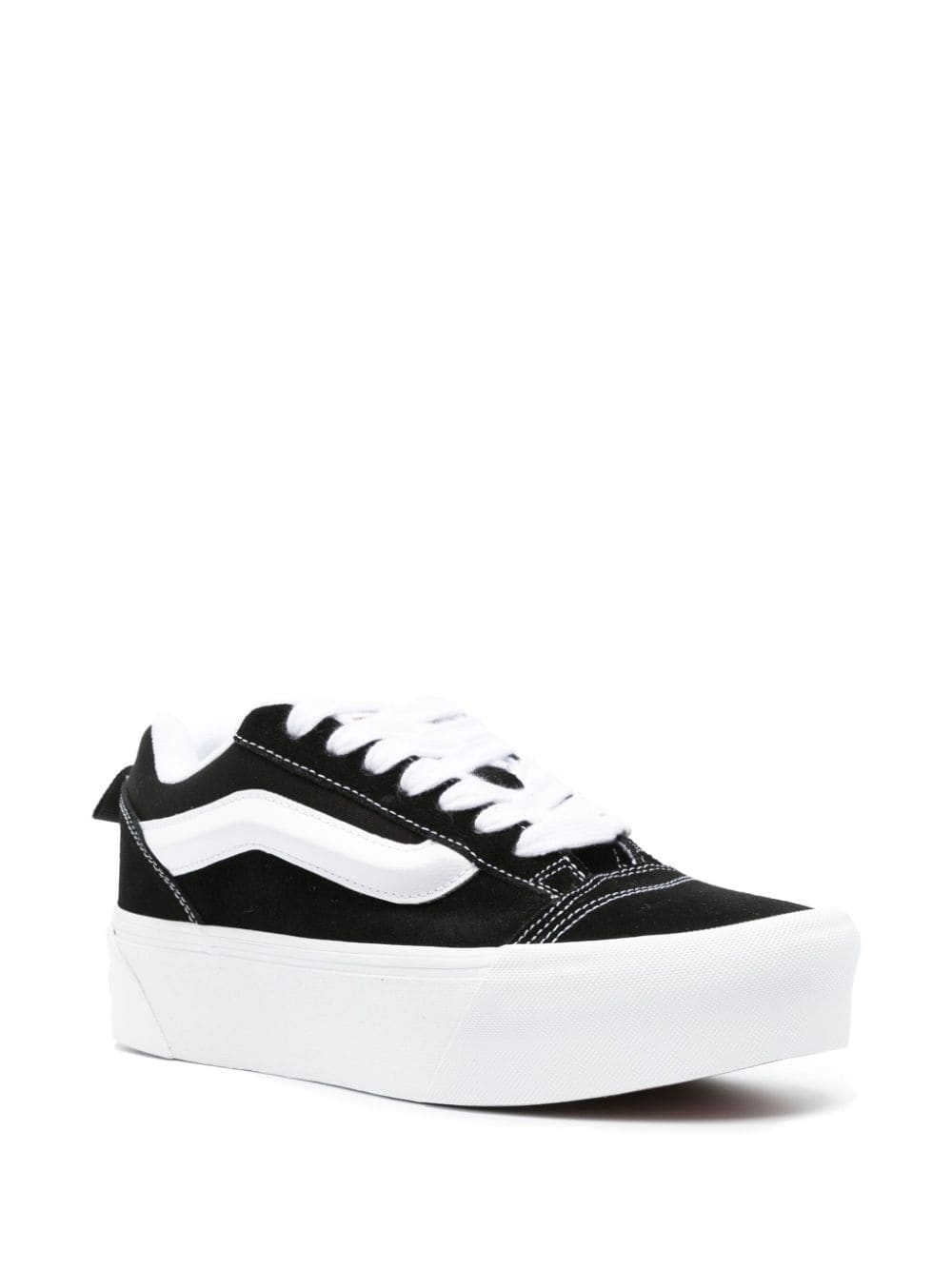 Shop Vans Fu Knu Stack "black White"