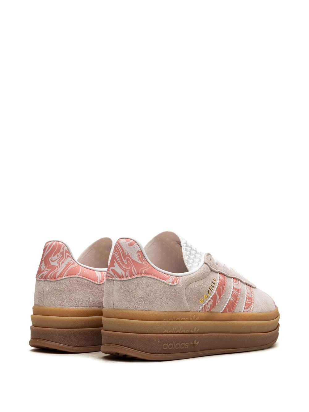 Shop Adidas Originals Gazelle Bold "putty Mauve/wonder Clay/cloud White" Sneakers In Neutrals