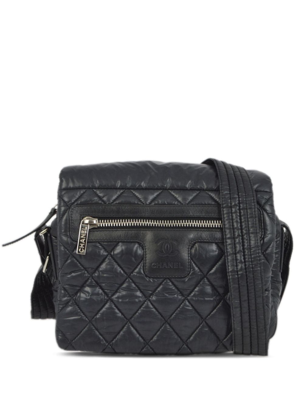 Pre-owned Chanel 2013 Coco Cocoon Shoulder Bag In Black