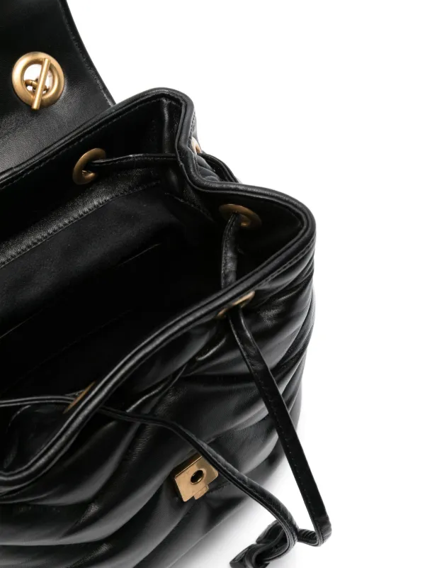 Gucci marmont backpack black hotsell