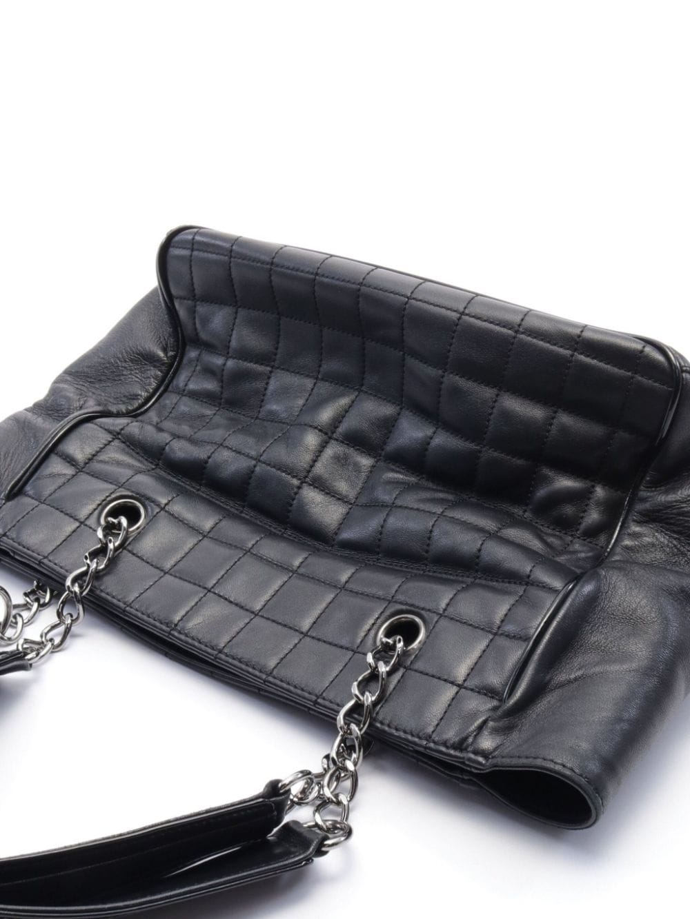 Pre-owned Chanel 2005-2006 Cc Camellia No.5 Shopper Tote Bag In Black