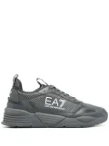 Ea7 Emporio Armani logo-print panelled sneakers - Grey