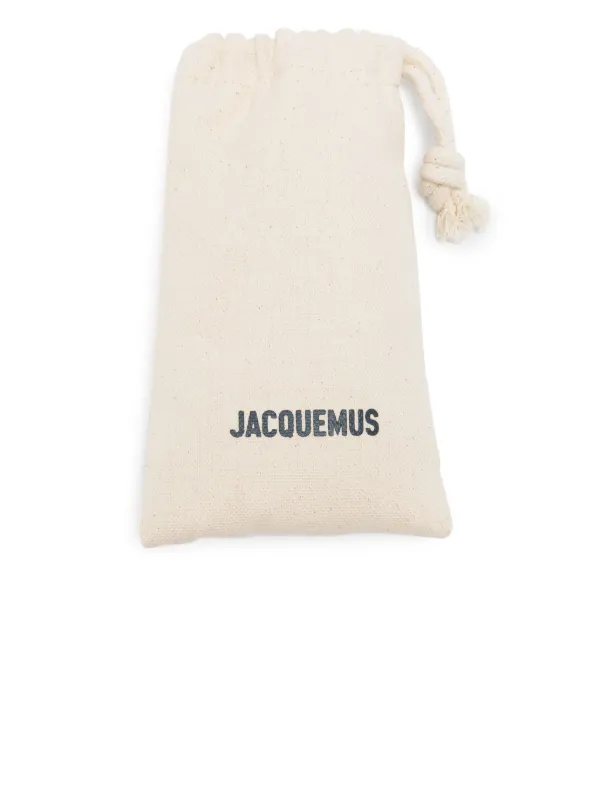 Jacquemus rectangle-frame Sunglasses | White | FARFETCH