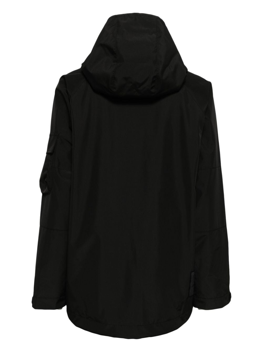 Shop Chocoolate Logo-appliqué Hooded Jacket In Black