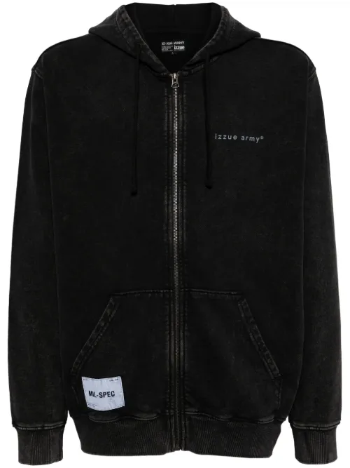 Hoodie en coton à logo imprimé - izzue - Modalova