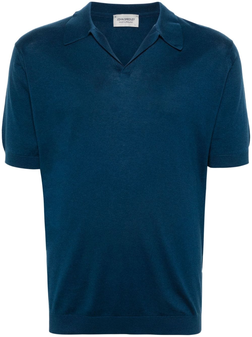John Smedley Noah Cotton Polo Shirt In Blue