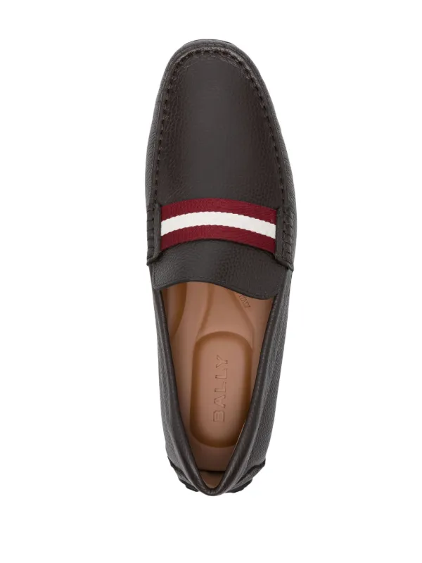 BALLYダークブラウン レザー ローファー Bally レザーローファー | ブラウン | FARFETCH JP