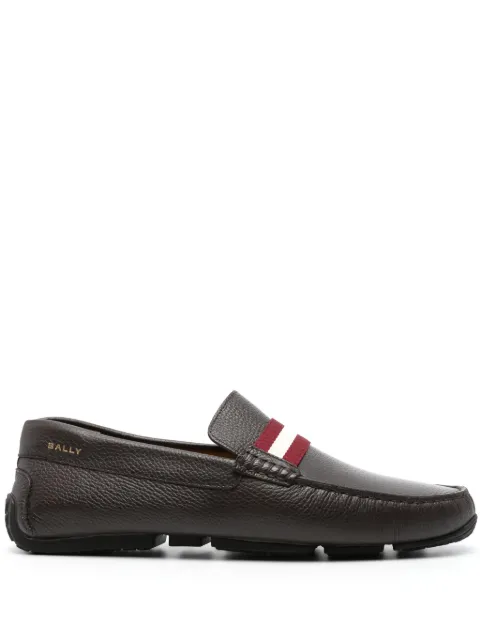 Bally mocasines con logo estampado
