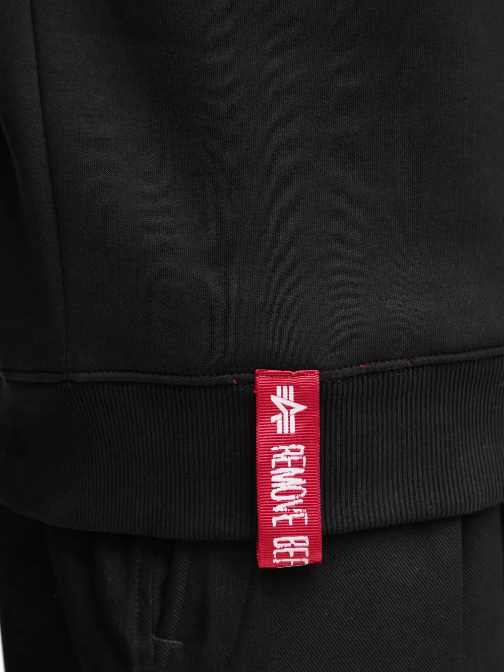 Alpha Industries Sweater met ronde hals Zwart