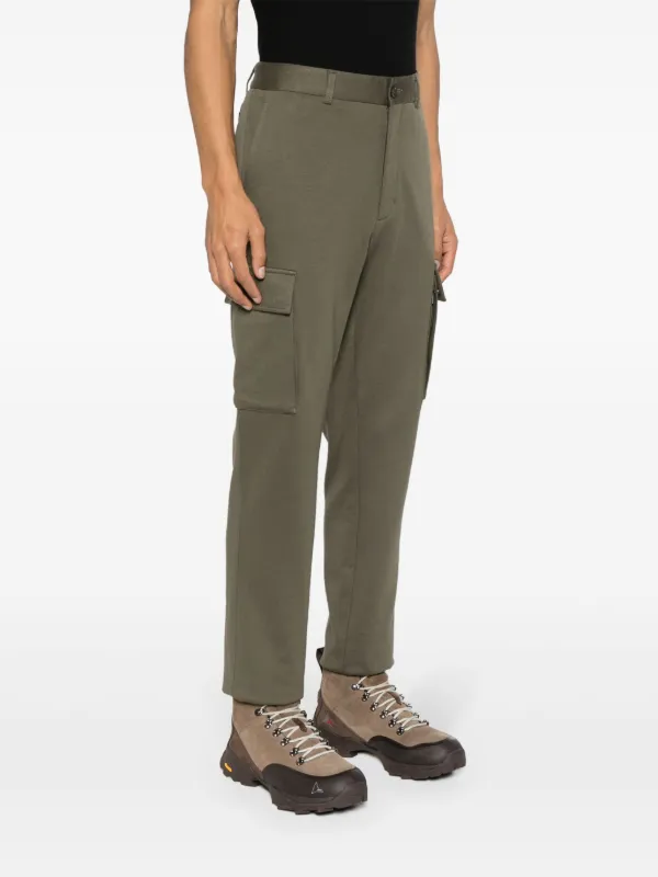Moncler high-waist Tapered Cargo Trousers | Green | FARFETCH