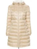 Moncler Amintore long quilted coat - Neutrals