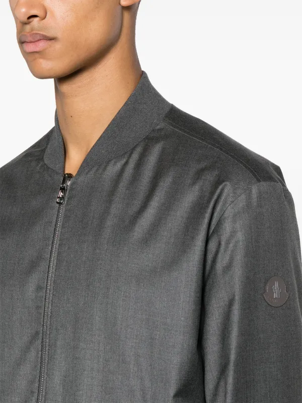 Moncler Aver ボンバージャケット | グレー | FARFETCH JP