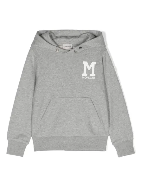 Moncler Enfant logo-print cotton hoodie