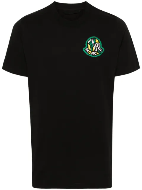 Moncler playera con logo estampado