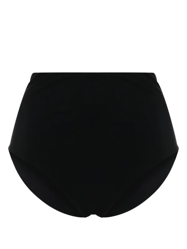 【関税込み】Jil Sander ブラウン ロゴ刺繍 ビキニボトム Jil Sander logo-embroidered Bikini Bottom | Black | FARFETCH