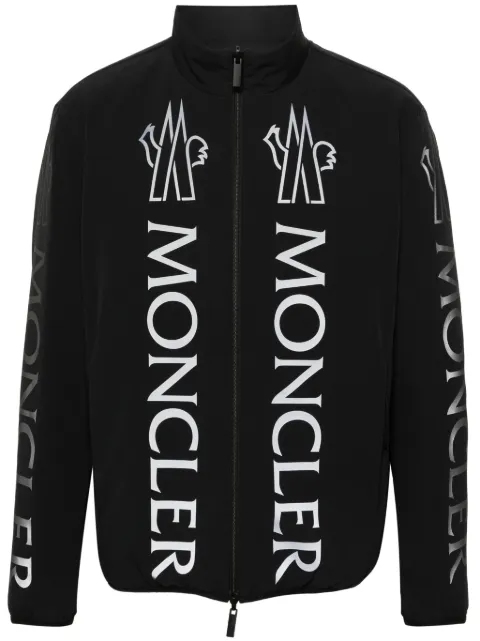 Moncler chamarra capitonada Ponset con logo estampado