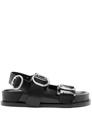 Two strap best sale buckle sandals