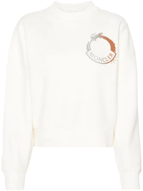 Moncler sweat Dragon à logo imprimé