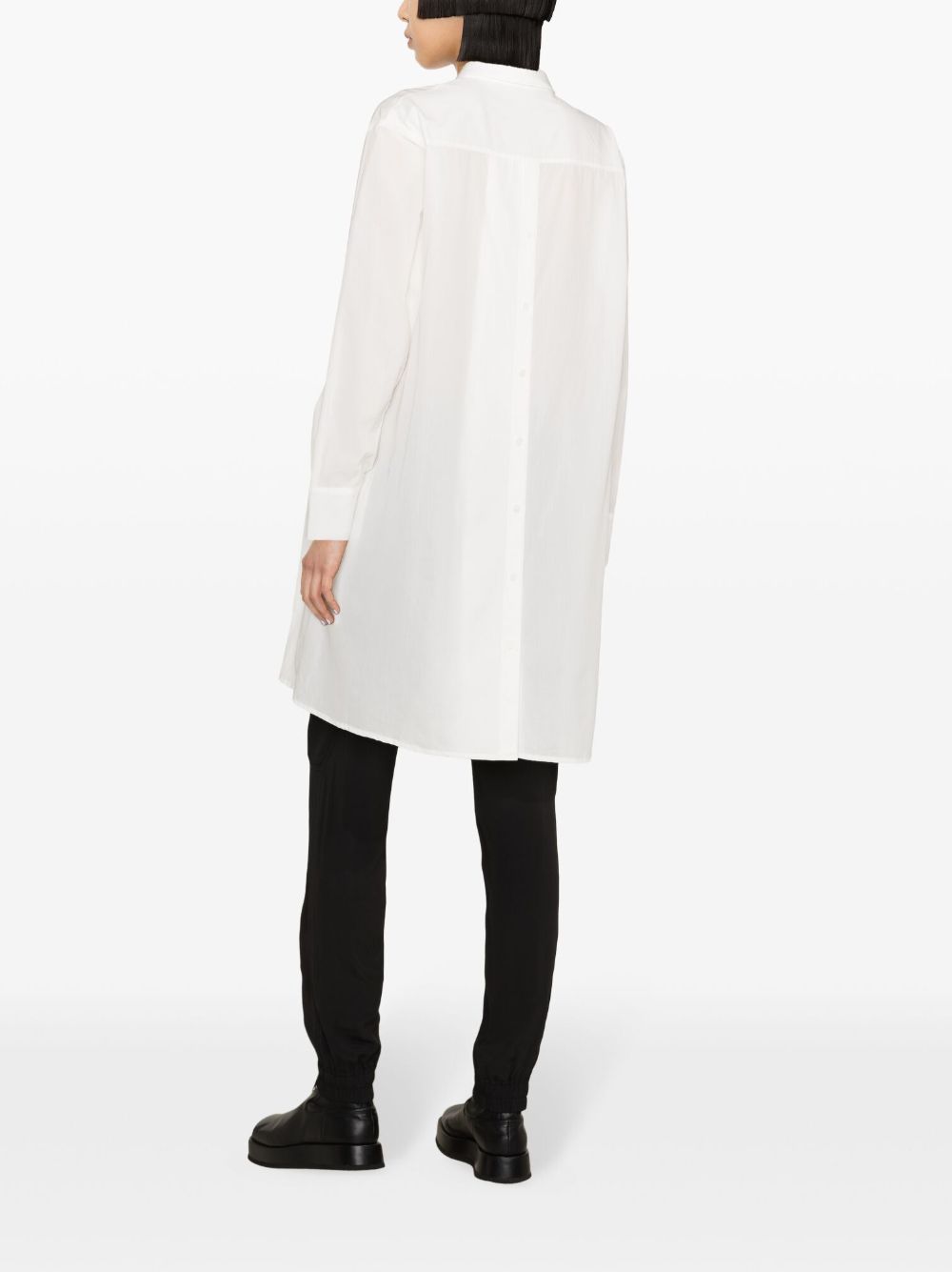 Yohji Yamamoto Asymmetrische blouse Wit