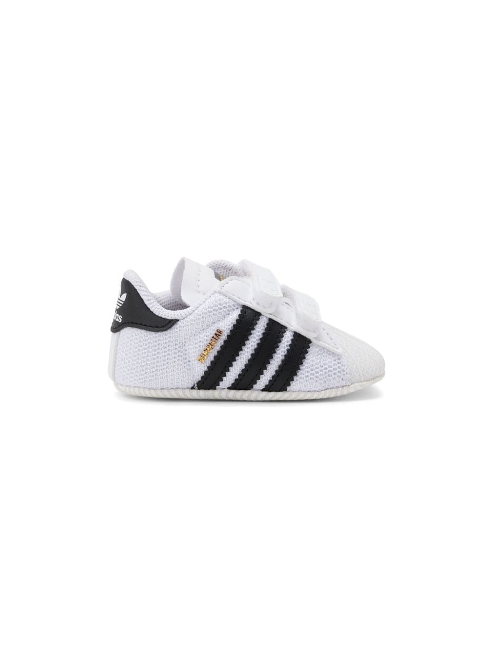 Shop Adidas Originals Superstar Touch-strap Sneakers In White