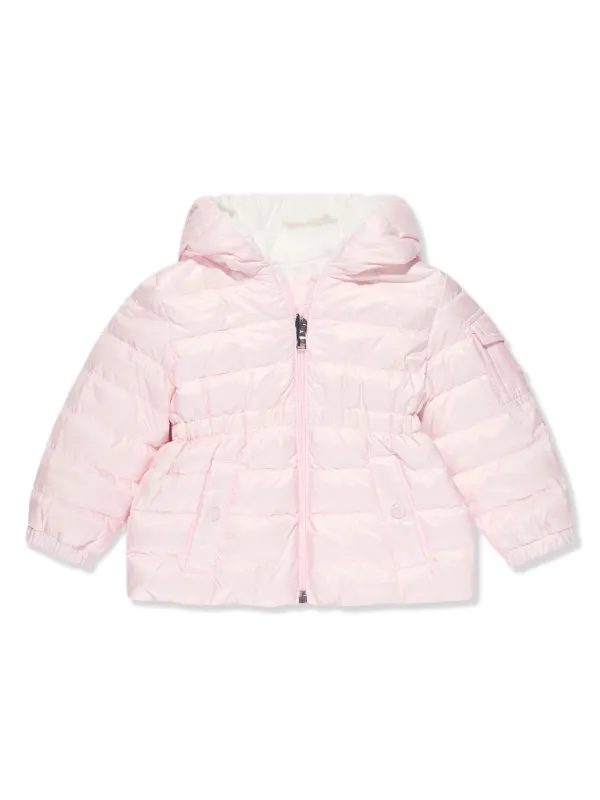 Moncler Enfant Dalles down puffer jacket kids Cotton Feather Down Polyamide 6 9 mths Pink