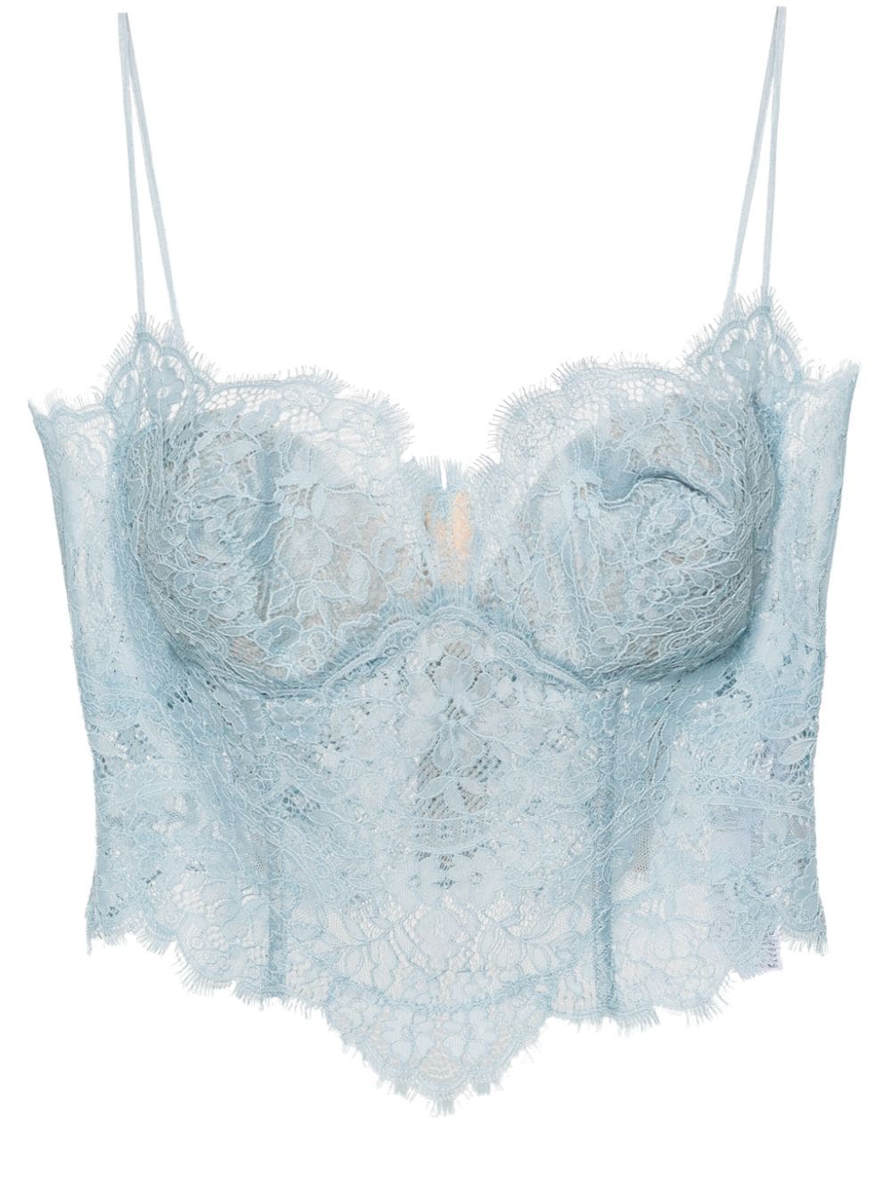 Ermanno Scervino Chantilly-lace Corset Top - Farfetch