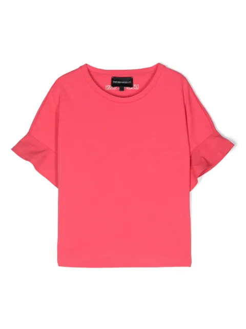 Emporio Armani Kids logo-embroidered T-shirt