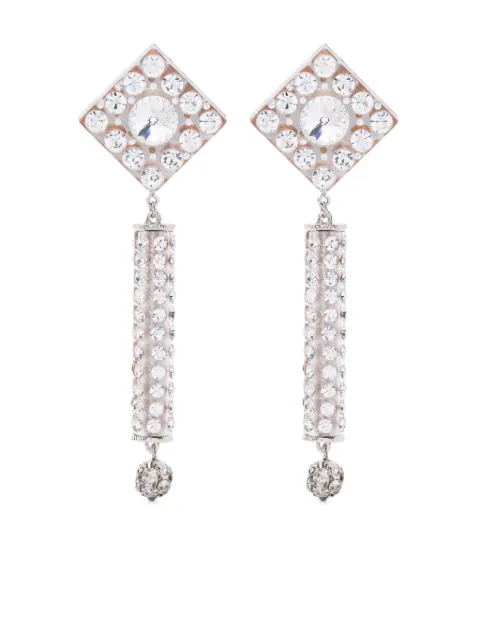Alessandra Rich crystal pendant earrings